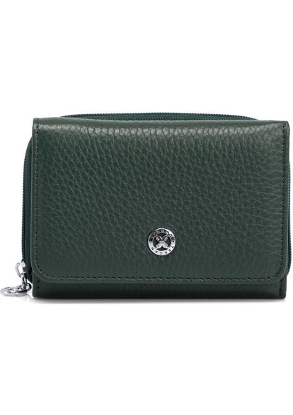 Yeşil Hakiki Deri Kadın Cüzdan - S1CB00005798-I5T
