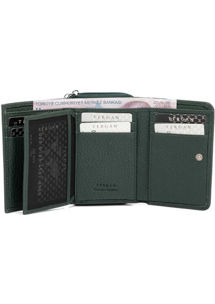 Yeşil Hakiki Deri Kadın Cüzdan - S1CB00005798-I5T