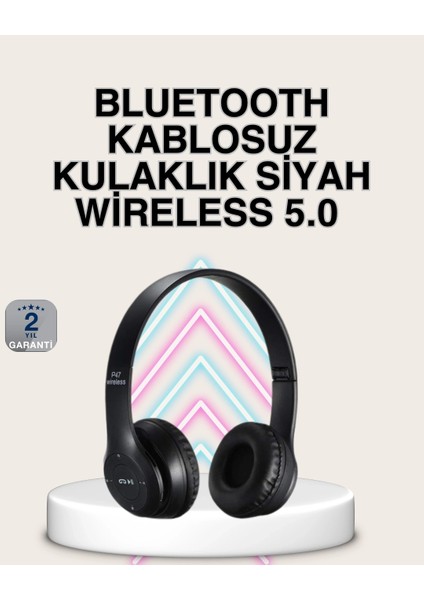 Katlanabilir Tasarımlı Bluetooth 5.0 Kulaklık | Eller Serbest Arama ve Çift Cihaz Desteği