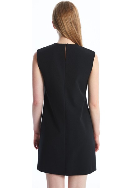 Yeni Sezon Kadın Bisiklet Yaka Düz Elbise fırsatları