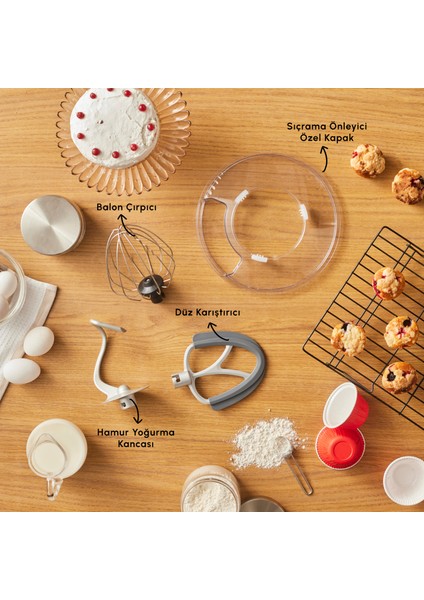 Chefcrafter Stand Mikser Mutfak Şefi 1900W Black indirimleri