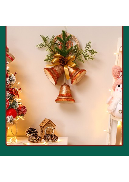 Yeni Yılbaşı Ağacı Çanları Asılı Yılbaşı Dekorasyonu Ortam Çanları (Yurt Dışından) fırsatları