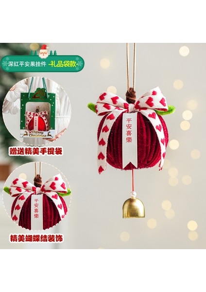 Yeni Yılbaşı Ağacı Çanları Asılı Yılbaşı Dekorasyonu Ortam Çanları (Yurt Dışından)