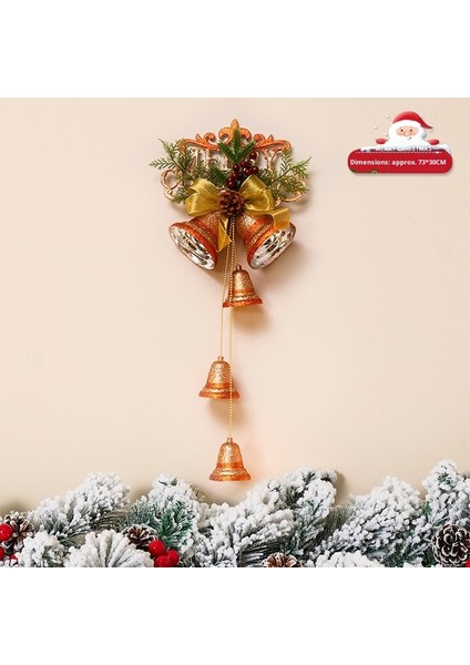 Yeni Yılbaşı Ağacı Çanları Asılı Yılbaşı Dekorasyonu Ortam Çanları (Yurt Dışından)