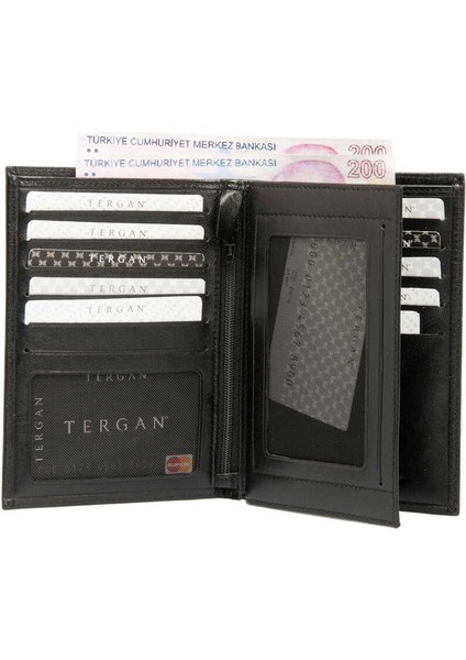Siyah Hakiki Deri Erkek Cüzdan - S1CE00001219-B06
