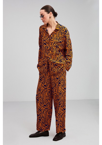 Florian Culotte Loose Fit Turuncu Pantolon fiyatları