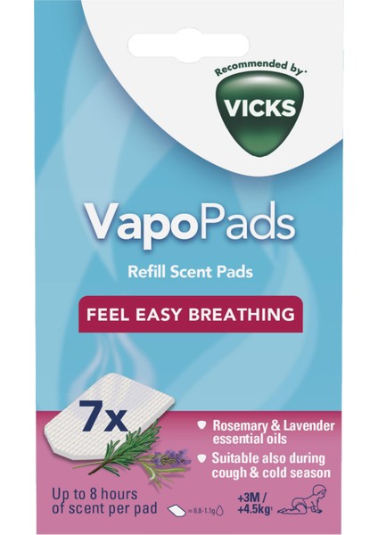 Vbr7 Vapopads Biberiye & Lavanta Aromalı Koku Tableti