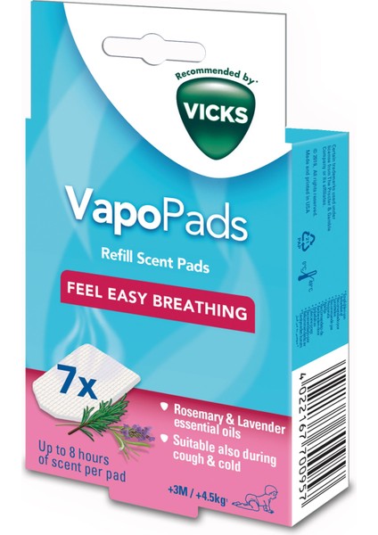 Vbr7 Vapopads Biberiye & Lavanta Aromalı Koku Tableti indirimleri