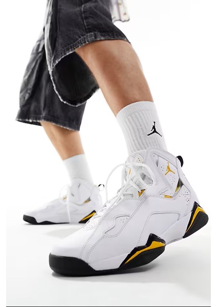 Air Jordan True Flight Leather Mens Sneaker Hakiki Deri Günlük Spor Ayakkabı Beyaz fiyatları