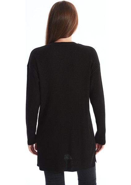 Yeni Sezon Bisiklet Yaka Düz Uzun Kollu Kadın Triko Tunik fırsatları