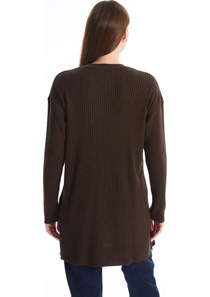 Yeni Sezon Bisiklet Yaka Düz Uzun Kollu Kadın Triko Tunik fırsatları