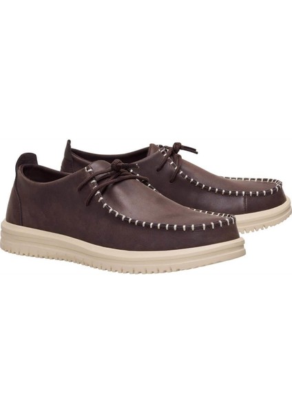 Wally Nxt Moc Leather Erkek Ayakkabı - Kahverengi fiyatları