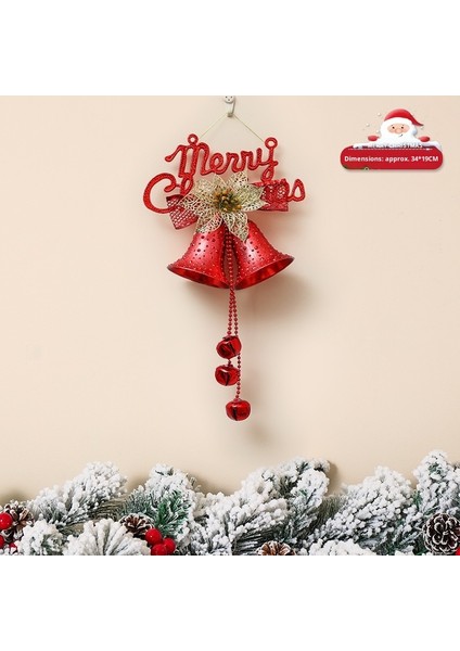 Yeni Yılbaşı Ağacı Çanları Asılı Yılbaşı Dekorasyonu Ortam Çanları (Yurt Dışından)
