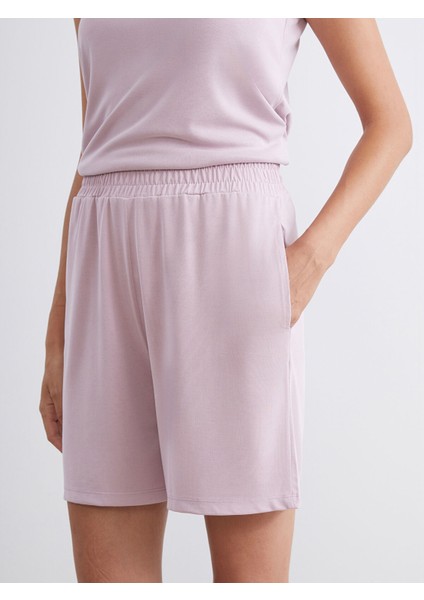 Yeni Sezon Beli Lastikli Kadın Şort modelleri