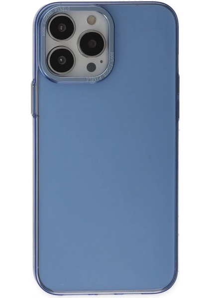 iPhone 13 Pro Kılıf Anka Pc Sert Metal Kapak - Mavi