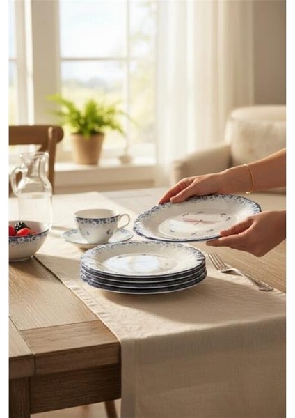 Porselen Libella 6'lı Pasta Takımı fiyatları