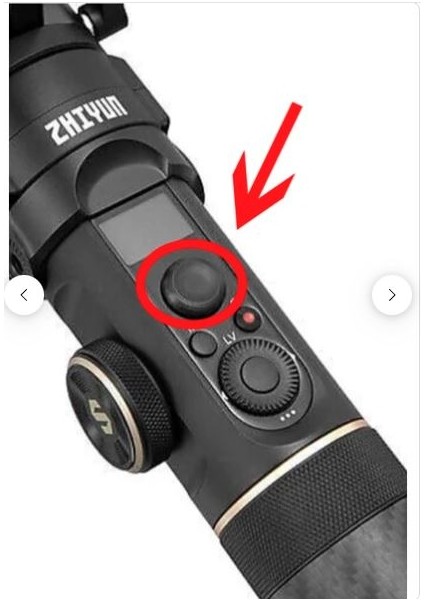 Zyun Crane 2-2s Modeli Gimbal Tuşu, Siyah Yedek Joystick Tuşu