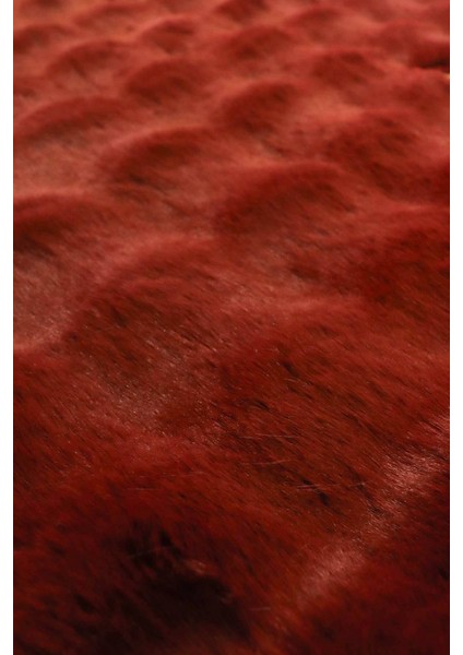 Çam Ağacı Ayak Halısı Örtüsü, Yılbaşı Ağacı Altı Örtüsü Peluş Bordo, Bubble Halı 100X100 cm indirimleri