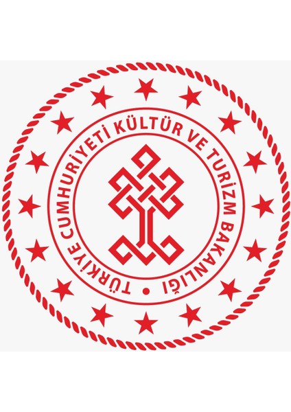 Kültür ve Turizm Bakanlığı Gögüs Arması 7 cm 3D Plastik Tpu, Yeni Tip, Cırtlı, 1.sınıf Kalite