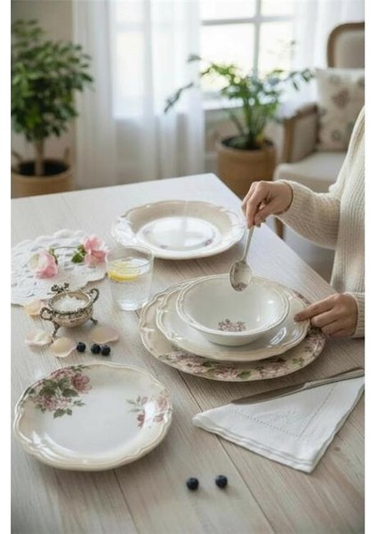 Porselen Fiorina 24 Parça Yemek Takımı fiyatları