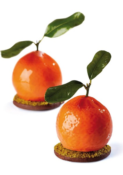 Silikon Pasta Kek Kalıbı Tangerine PX4332 PPX4332 Mandalinap
