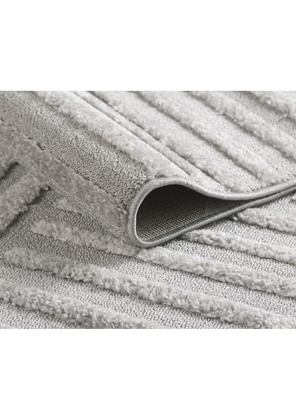 Quincey Bukleli Yumuşak Peluş Post Shaggy Krem Çocuk Odası Oturma Odası Salon Mutfak Halısı