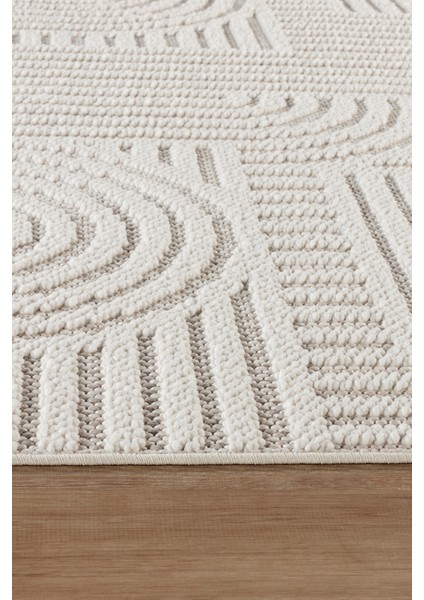 Stockholm Polyester Yumuşak Dokulu Bukleli Dokuma Makina Halısı Oturma Odası Salon Mutfak Halısı Beyaz Yolluk indirimleri