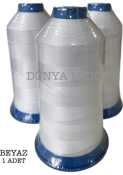 Dünya Makina Prens-Ip Iki Kat Beyaz 4500 mt Polyester Ip