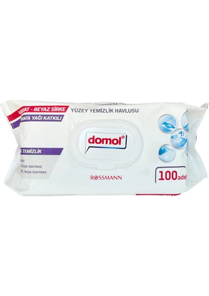 Yüzey Temizlik Havlusu Lavanta Yağı Katkılı 100'LÜ