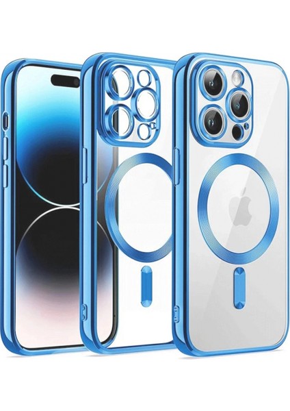 iPhone 12 Pro Kılıf Kross Magneticsafe Kapak - Sierra Blue