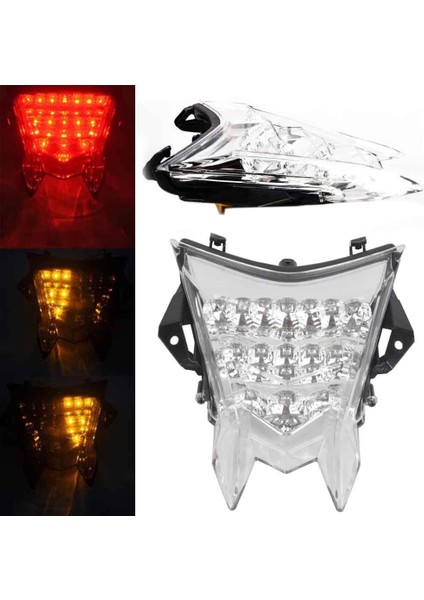 Motosiklet Turn Sinyalleri Işık Yanıp Söndürücü Göstergesi Arka Işıklar Fren Lambası LED LED LED Lıvıng Bmw S1000R Hp4 S1000RR 2010-2016 Beyaz (Yurt Dışından)
