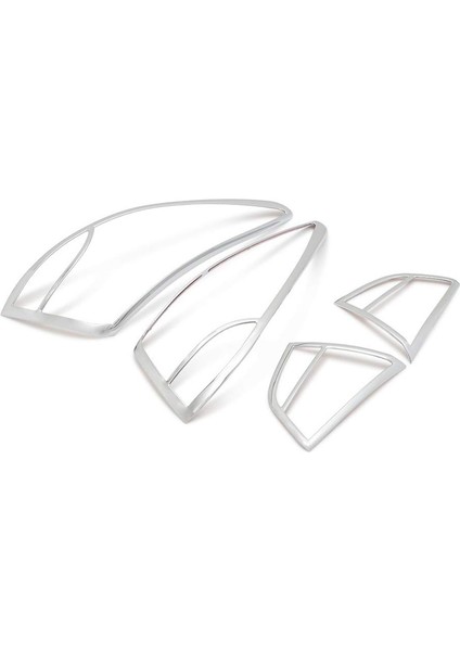 Hyundai Tucson IX35 Için 2010-2014 Yüksek Kaliteli Abs Krom Krom Arka Arka Lamba Kaputu Dekorasyon Kapağı Trim Aksesuarları 4pcs/set (Yurt Dışından)
