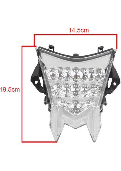 Motosiklet Turn Sinyalleri Işık Yanıp Söndürücü Göstergesi Arka Işıklar Fren Lambası LED LED LED Lıvıng Bmw S1000R Hp4 S1000RR 2010-2016 Beyaz (Yurt Dışından) fırsatları