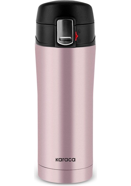 Pluton Çelik Sızdırmaz Termos 350 ml Rose Gold