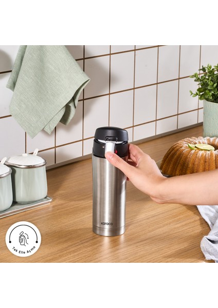 Pluton Çelik Sızdırmaz Termos 350 ml Inox modelleri