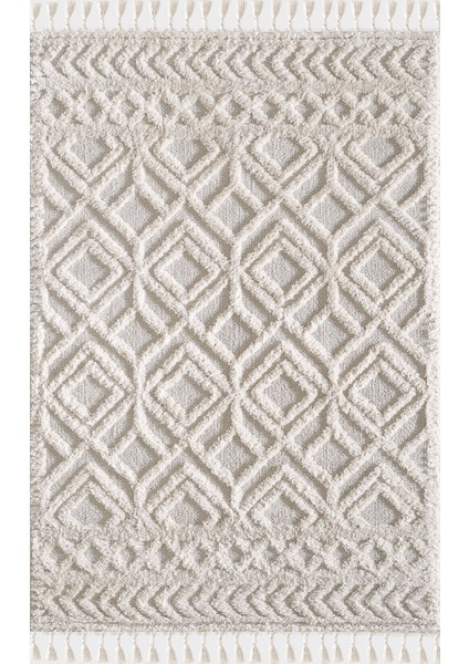 Ariana Bukleli Yumuşak Peluş Post Shaggy Krem Çocuk Odası Oturma Odası Salon Mutfak Halısı modelleri