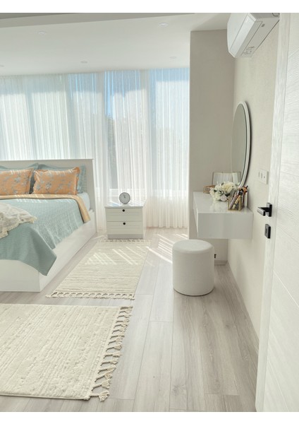 Quincey Serisi Bukleli Salon-Oturma Odası-Mutfak-Çocuk Odası Halısı