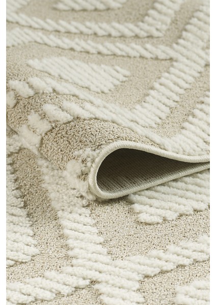 Quincey Bukleli Yumuşak Peluş Post Shaggy Krem Çocuk Odası Oturma Odası Salon Mutfak Halısı fırsatları