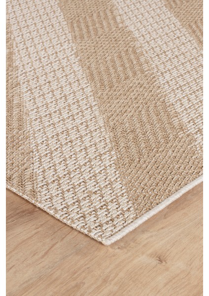 Larin Modern Sisal Jüt Toz Vermez Balkon Bahçe Mutfak Kilimi