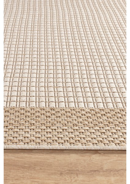 Larin Modern Sisal Jüt Toz Vermez Balkon Bahçe Mutfak Kilimi