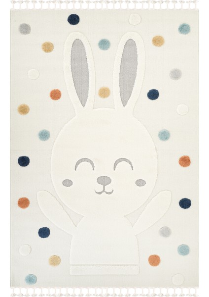 Quincey Bukleli Yumuşak Peluş Post Shaggy Krem Çocuk Odası Oturma Odası Salon Mutfak Halısı fiyatları