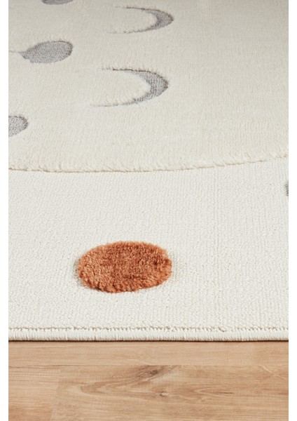 Quincey Bukleli Yumuşak Peluş Post Shaggy Krem Çocuk Odası Oturma Odası Salon Mutfak Halısı fırsatları