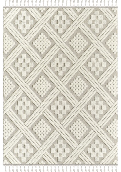 Quincey Bukleli Yumuşak Peluş Post Shaggy Krem Çocuk Odası Oturma Odası Salon Mutfak Halısı modelleri