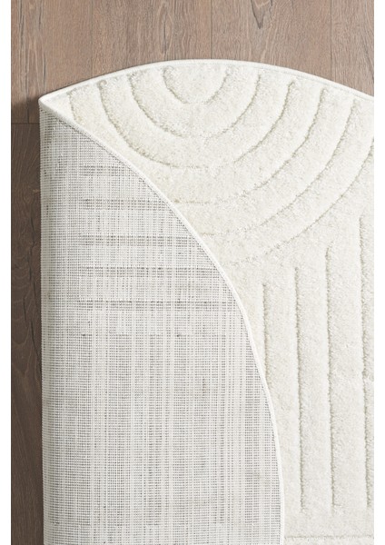 Ariana Bukleli Yumuşak Peluş Post Shaggy Krem Çocuk Odası Oturma Odası Salon Mutfak Halısı fırsatları