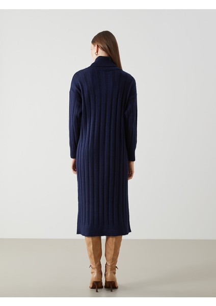 Yeni Sezon Balıkçı Yaka Kadın Triko Elbise fırsatları