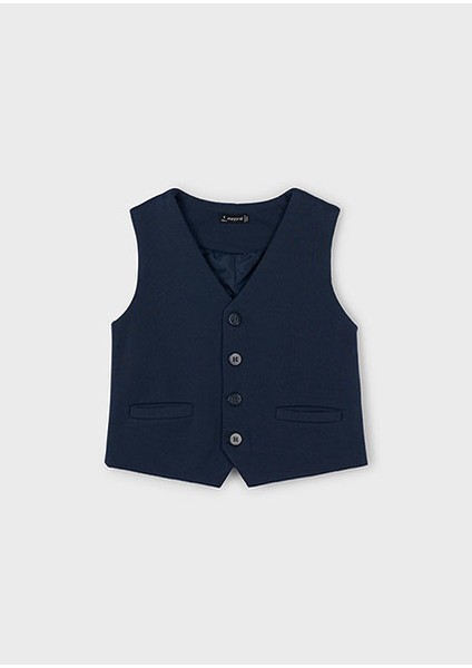 Lacivert Erkek Çocuk Klasik Yelek 4384