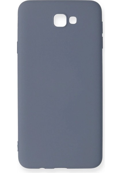 Samsung Galaxy J7 Prime Kılıf Nano Içi Kadife Silikon - Gri