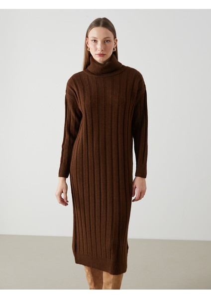 Yeni Sezon Balıkçı Yaka Kadın Triko Elbise fiyatları