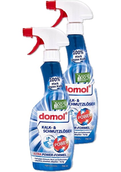 Kireç ve Kir Çözücü Power Sprey 750ML (2 Adet)
