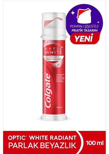 Optic White Radiant Pump Diş Macunu 100ML